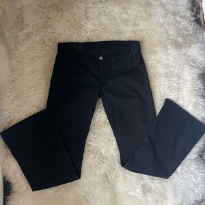 Vintage | HTF Elizabeth & James textile jimi super low rise flare bootcut jeans